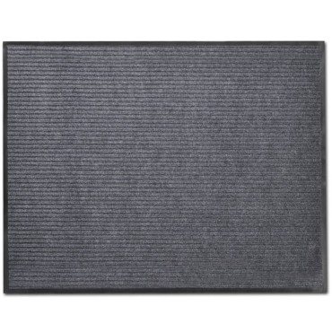 vidaXL Χαλάκια Πόρτας 4 Τεμ. Γκρι 90x60 εκ. από PVC