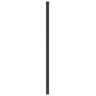 vidaXL Κεφαλάρι Μαύρο Μεταλλικό 105x3x90cm 1 τεμ.