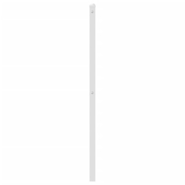 vidaXL Κεφαλάρι Λευκό Μεταλλικό 105x3x91cm 1 τεμ.