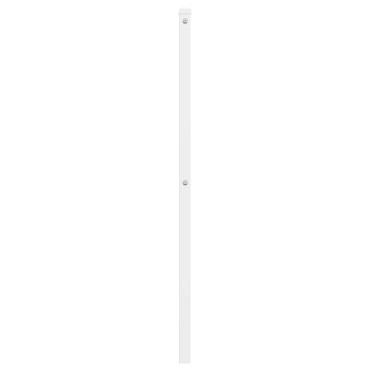 vidaXL Κεφαλάρι Λευκό Μεταλλικό 198x3x90cm 1 τεμ.