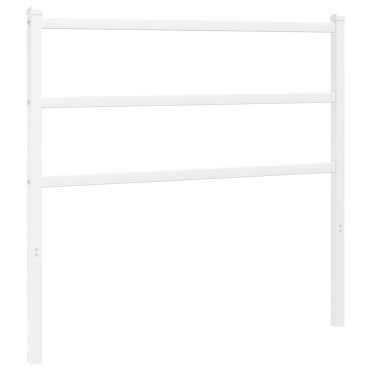 vidaXL Κεφαλάρι Λευκό Μεταλλικό 112x3x90cm 1 τεμ.
