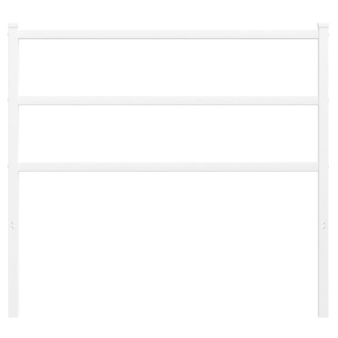 vidaXL Κεφαλάρι Λευκό Μεταλλικό 112x3x90cm 1 τεμ.