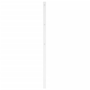 vidaXL Κεφαλάρι Λευκό Μεταλλικό 112x3x90cm 1 τεμ.