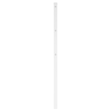 vidaXL Κεφαλάρι Λευκό Μεταλλικό 146x3x90cm 1 τεμ.