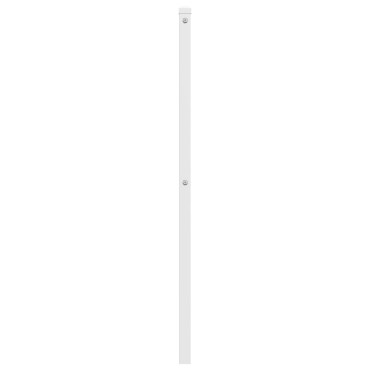 vidaXL Κεφαλάρι Λευκό Μεταλλικό 156x3x90cm 1 τεμ.