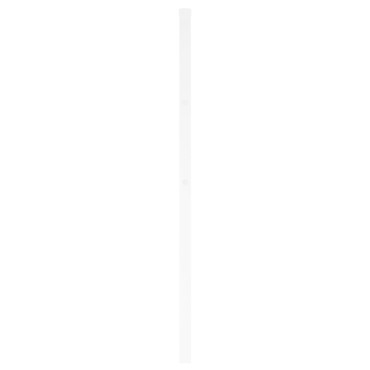 vidaXL Κεφαλάρι Λευκό Μεταλλικό 198x3x90cm 1 τεμ.