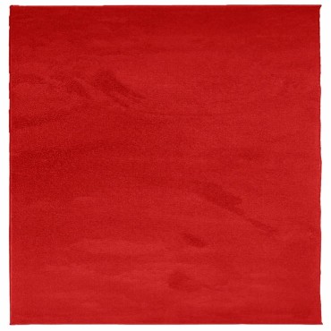 vidaXL Χαλί OVIEDO με Κοντό Πέλος Κόκκινο 160x160cm
