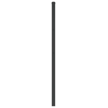 vidaXL Κεφαλάρι Μαύρο Μεταλλικό 85x3x90cm 1 τεμ.