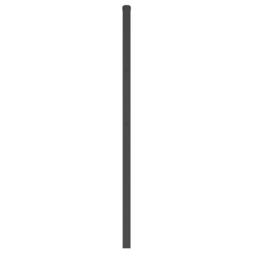 vidaXL Κεφαλάρι Μαύρο Μεταλλικό 166x3x90cm 1 τεμ.