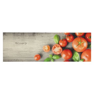 vidaXL Χαλί Κουζίνας Πλενόμενο Σχέδιο Tomatoes 60 x 180 εκ. Βελούδινο