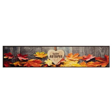 vidaXL Χαλί Κουζίνας Πλενόμενο Σχέδιο Autumn 60x300 εκ. Βελούδινο