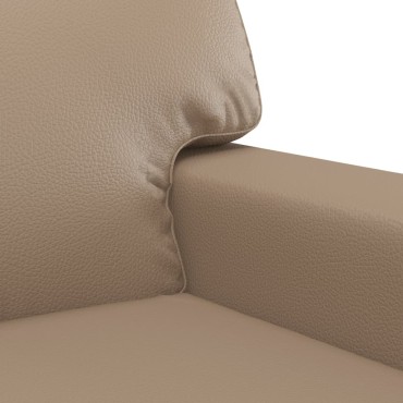 vidaXL Πολυθρόνα Καπουτσίνο Συνθετικό δέρμα 94x77x80cm 1 τεμ. Γωνιακός