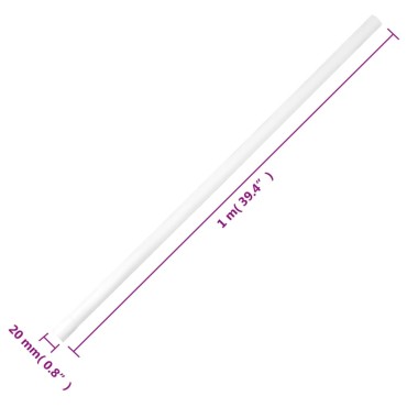 vidaXL Κανάλι Καλωδίων Ø20 χιλ. 10 μ. από PVC