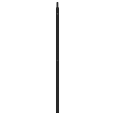 vidaXL Κεφαλάρι Μαύρο Μεταλλικό 206x4x98cm 1 τεμ.