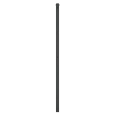 vidaXL Κεφαλάρι Μαύρο Μεταλλικό 95x3x90cm 1 τεμ.
