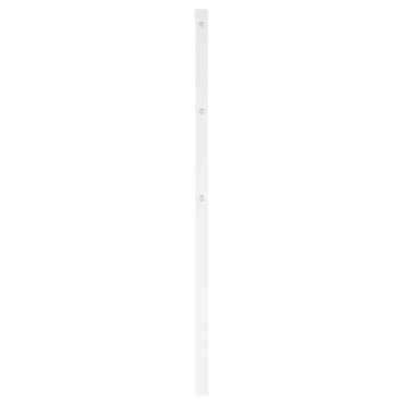 vidaXL Κεφαλάρι Λευκό Μεταλλικό 156x3x90cm 1 τεμ.