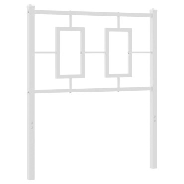 vidaXL Κεφαλάρι Λευκό Μεταλλικό 85x3x91cm 1 τεμ.