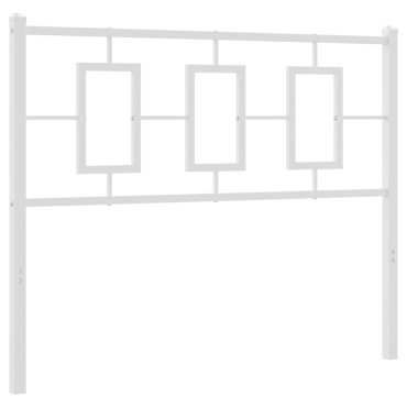 vidaXL Κεφαλάρι Λευκό Μεταλλικό 112x3x91cm 1 τεμ.