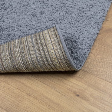 vidaXL Χαλί Shaggy PAMPLONA με Ψηλό Πέλος Μοντέρνο Μπλε 160x160cm