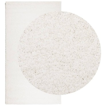 vidaXL Χαλί Shaggy PAMPLONA με Ψηλό Πέλος Μοντέρνο Κρεμ 60x110cm