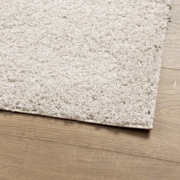 vidaXL Χαλί Shaggy PAMPLONA με Ψηλό Πέλος Μοντέρνο Κρεμ 60x110cm