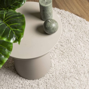 vidaXL Χαλί Shaggy PAMPLONA με Ψηλό Πέλος Μοντέρνο Κρεμ 60x110cm