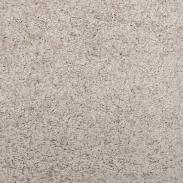 vidaXL Χαλί Shaggy PAMPLONA με Ψηλό Πέλος Μοντέρνο Μπεζ 160x160cm