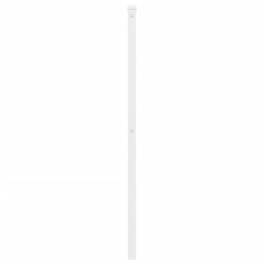 vidaXL Κεφαλάρι Λευκό Μεταλλικό 105x3x91cm 1 τεμ.