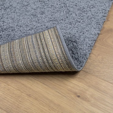 vidaXL Χαλί Shaggy PAMPLONA με Ψηλό Πέλος Μοντέρνο Μπλε 140x200cm