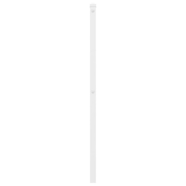 vidaXL Κεφαλάρι Λευκό Μεταλλικό 95x3x91cm 1 τεμ.
