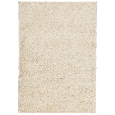 vidaXL Χαλί Shaggy PAMPLONA με Ψηλό Πέλος Μοντέρνο Χρυσό 120x170cm