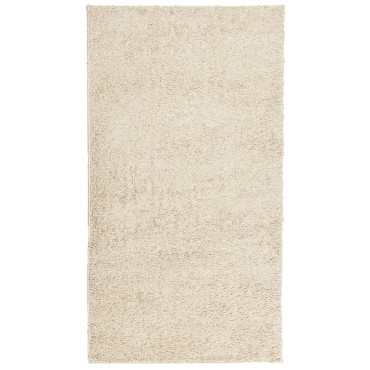 vidaXL Χαλί Shaggy PAMPLONA με Ψηλό Πέλος Μοντέρνο Χρυσό 60x110cm