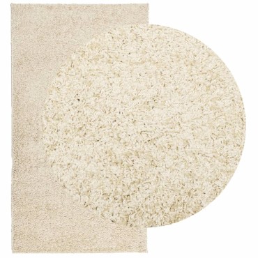 vidaXL Χαλί Shaggy PAMPLONA με Ψηλό Πέλος Μοντέρνο Χρυσό 60x110cm