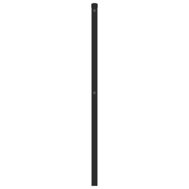vidaXL Κεφαλάρι Μαύρο Μεταλλικό 95x3x91cm 1 τεμ.