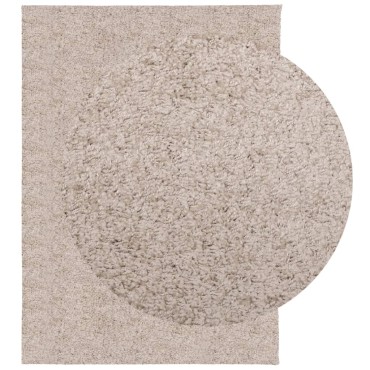 vidaXL Χαλί Shaggy PAMPLONA με Ψηλό Πέλος Μοντέρνο Μπεζ 240x340cm