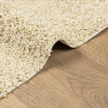 vidaXL Χαλί Shaggy PAMPLONA με Ψηλό Πέλος Μοντέρνο Χρυσό 200x200cm