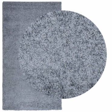 vidaXL Χαλί Shaggy PAMPLONA με Ψηλό Πέλος Μοντέρνο Μπλε 80x150cm