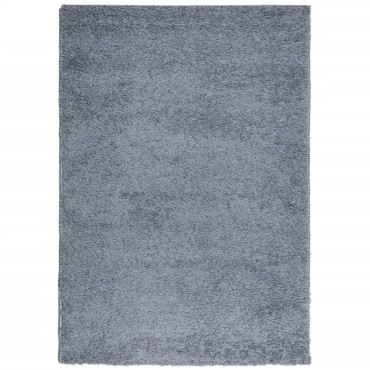 vidaXL Χαλί Shaggy PAMPLONA με Ψηλό Πέλος Μοντέρνο Μπλε 120x170cm