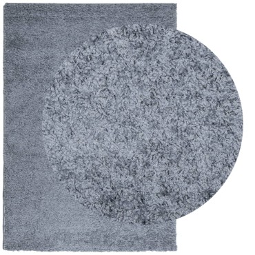 vidaXL Χαλί Shaggy PAMPLONA με Ψηλό Πέλος Μοντέρνο Μπλε 120x170cm