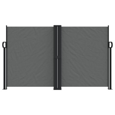 vidaXL Σκίαστρο Πλαϊνό Συρόμενο Ανθρακί 140 x 600 εκ.