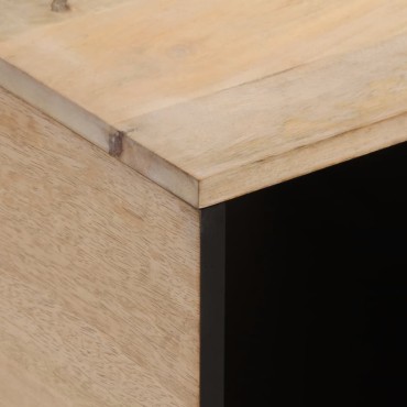 vidaXL Τραπεζάκι Σαλονιού 80x50x40cm από Μασίφ Ξύλο Μάνγκο 1 τεμ.