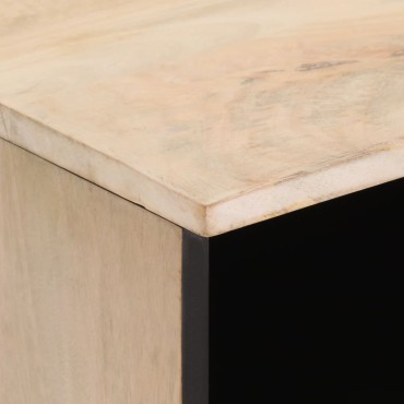 vidaXL Έπιπλο Τηλεόρασης 80x33x46cm από Μασίφ Ξύλο Μάνγκο