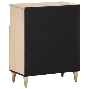 vidaXL Βοηθητικό Ντουλάπι 60x33x75cm από Μασίφ Ξύλο Μάνγκο 1 τεμ.