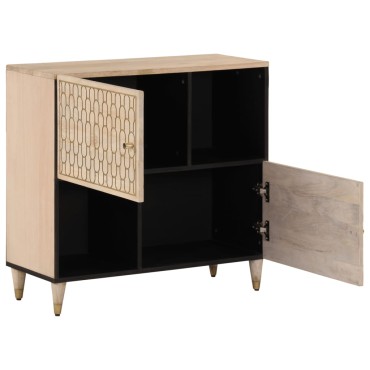 vidaXL Βοηθητικό Ντουλάπι 80x33x75cm από Μασίφ Ξύλο Μάνγκο 1 τεμ.