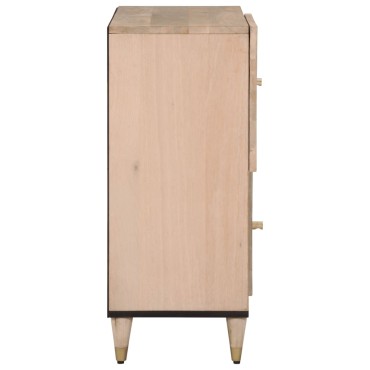 vidaXL Βοηθητικό Ντουλάπι 80x33x75cm από Μασίφ Ξύλο Μάνγκο 1 τεμ.