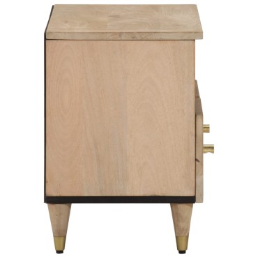 vidaXL Έπιπλο Τηλεόρασης 70x33x46cm από Μασίφ Ξύλο Μάνγκο