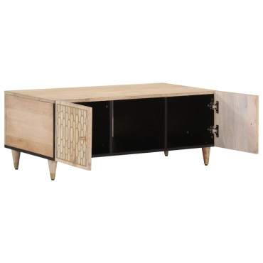 vidaXL Τραπεζάκι Σαλονιού 100x54x40cm από Μασίφ Ξύλο Μάνγκο 1 τεμ.