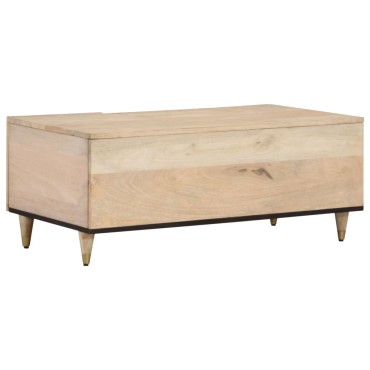 vidaXL Τραπεζάκι Σαλονιού 100x54x40cm από Μασίφ Ξύλο Μάνγκο 1 τεμ.