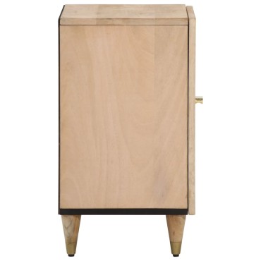vidaXL Ντουλάπι Μπάνιου 38x33x58cm από Μασίφ Ξύλο Μάνγκο 1 τεμ.