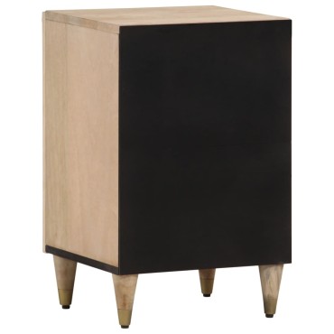 vidaXL Ντουλάπι Μπάνιου 38x33x58cm από Μασίφ Ξύλο Μάνγκο 1 τεμ.